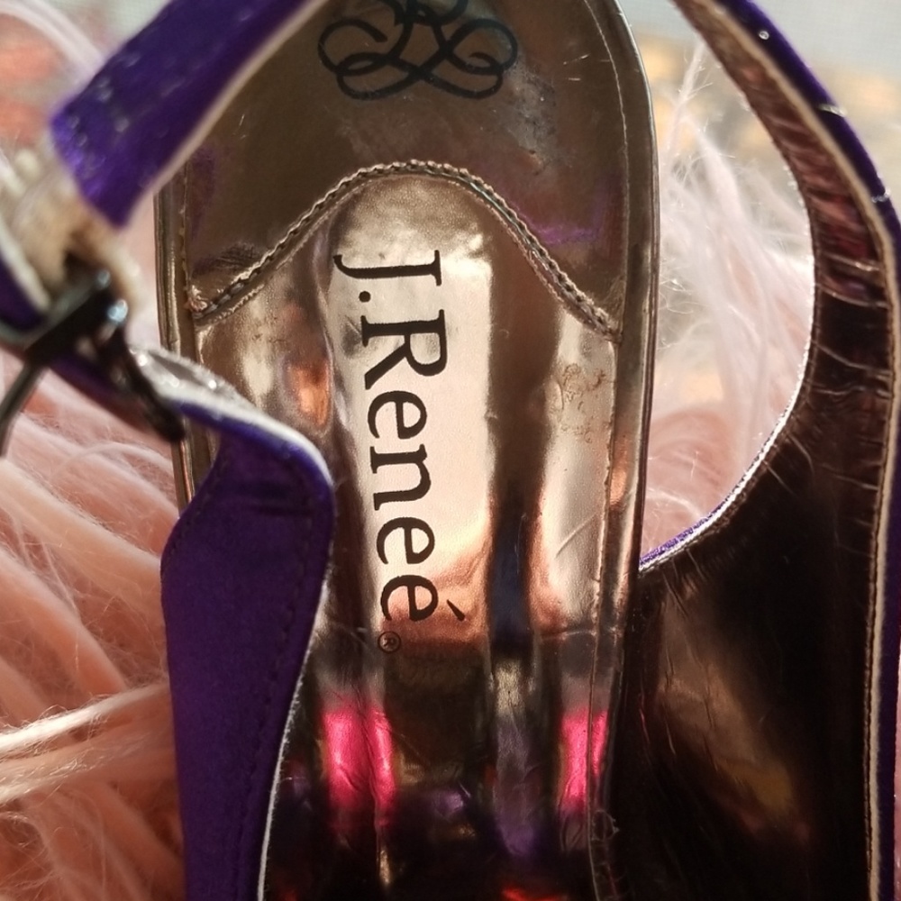 NWOT Vibrant purple fun shoes - Picture 7 of 7